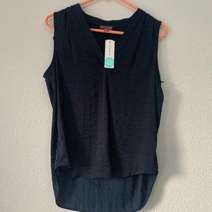 Navy Sleeveless Top